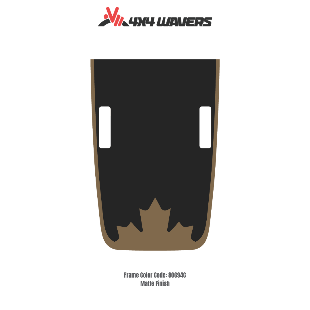 Kit d'autocollants 4x4wavers CANADA pour capot JL Rubicon – Autocollants vinyles pour Jeep Wrangler – Fabriqué au Canada