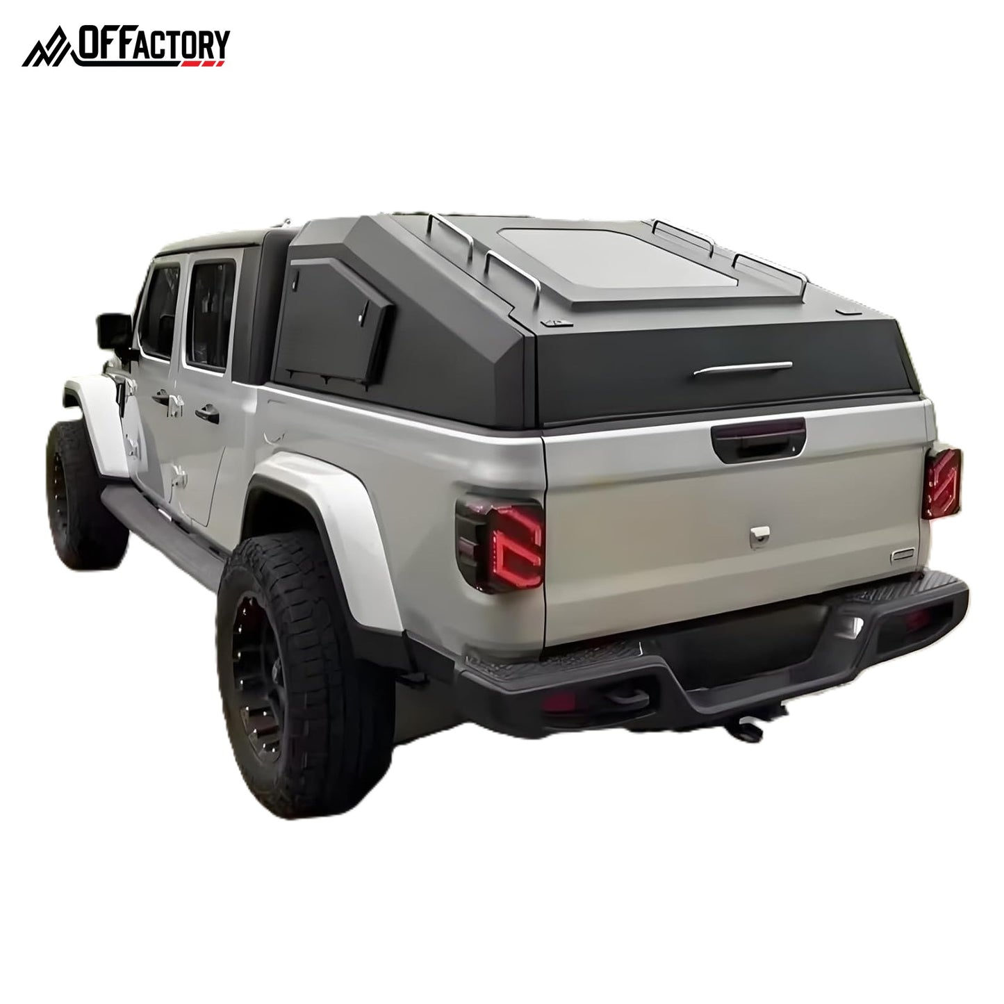 OFFactory Fastback Topper Cover Hardtop Canopy - Tonneau Cover Hardshell - Jeep Gladiator JT 2019+ | Universal | OFFactory by 4X4WAVERS (Image 1)