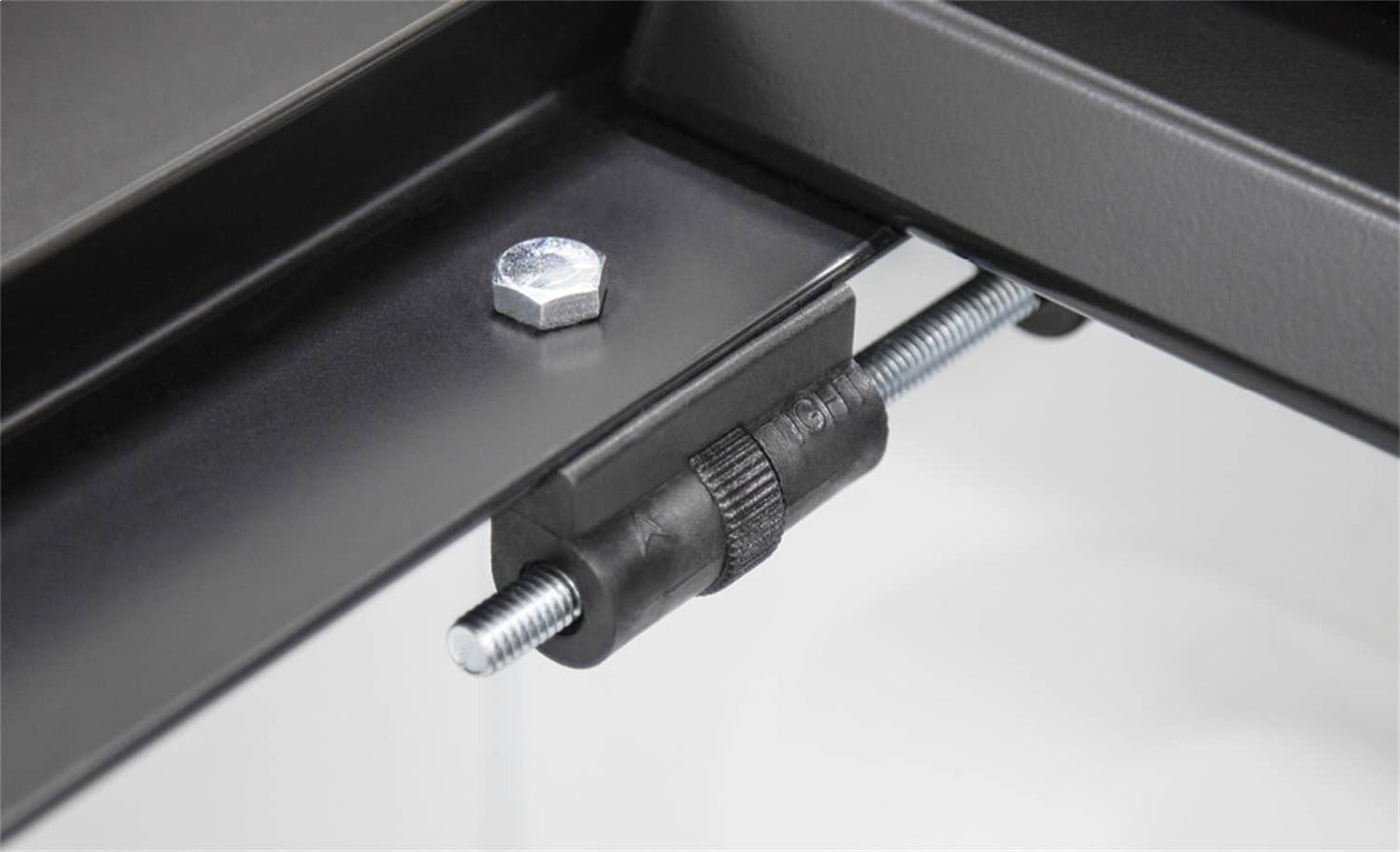 ACI Access Cover Lite Rider tonneau cover for 2007-2013 GM 1500 5.5' truck bed, shown installed on pickup truck.