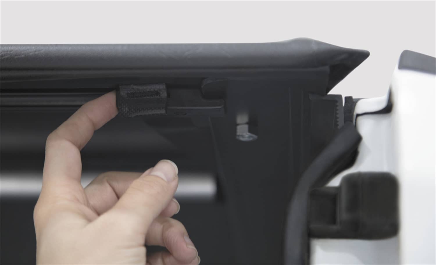 ACI Access Cover Lite Rider tonneau cover for 2007-2013 Chevy Silverado 1500 5.5-foot bed, shown installed on truck bed.