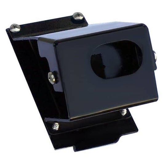 Custom Flow Tailgates tailgate camera bracket for 2013-2022 Ford F-150 and Super Duty trucks, shown installed on the tailgate.