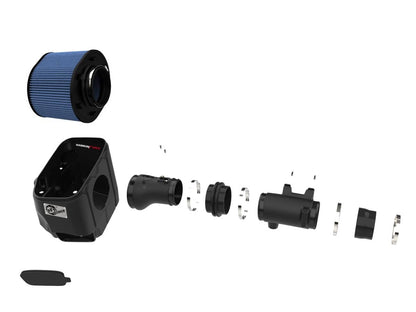 Cold air intake kit for 2025-2026 RAM 1500 RHO 3.0L by aFe Power, showing the polished metal and hose connections.