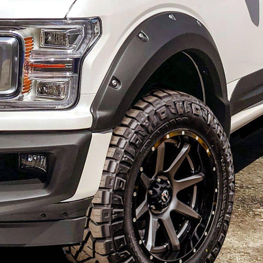 Air Design Superbolt Flares for 2018-2020 Ford F150, durable fender flares with sleek design and wide coverage.