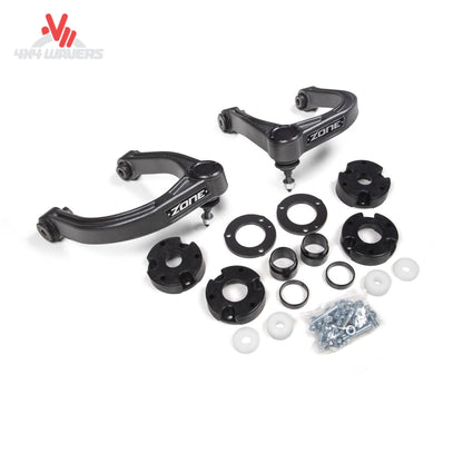 Close-up of the Adventure Pro upper control arms included with the Zone Offroad F100 lift kit for improved suspension geometry and wheel travel.