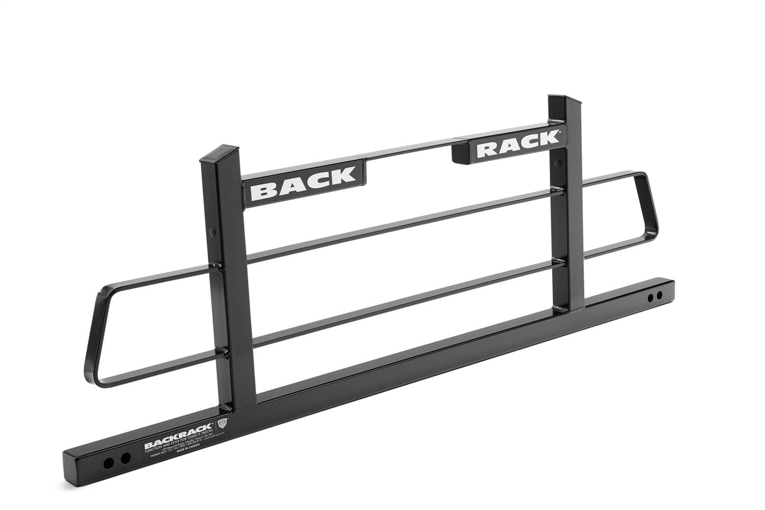 RealTruck Backrack headache rack for Dodge Ram 2002-2026 1500, 2003-2026 2500/3500, installed on the truck cab with hardware sold separately.