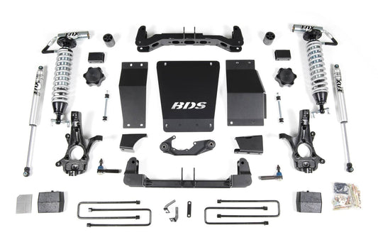 BDS Suspension 6-inch lift kit for 2014-2018 Chevy Silverado 1500 with cast upper control arms, off-road vehicle upgrade