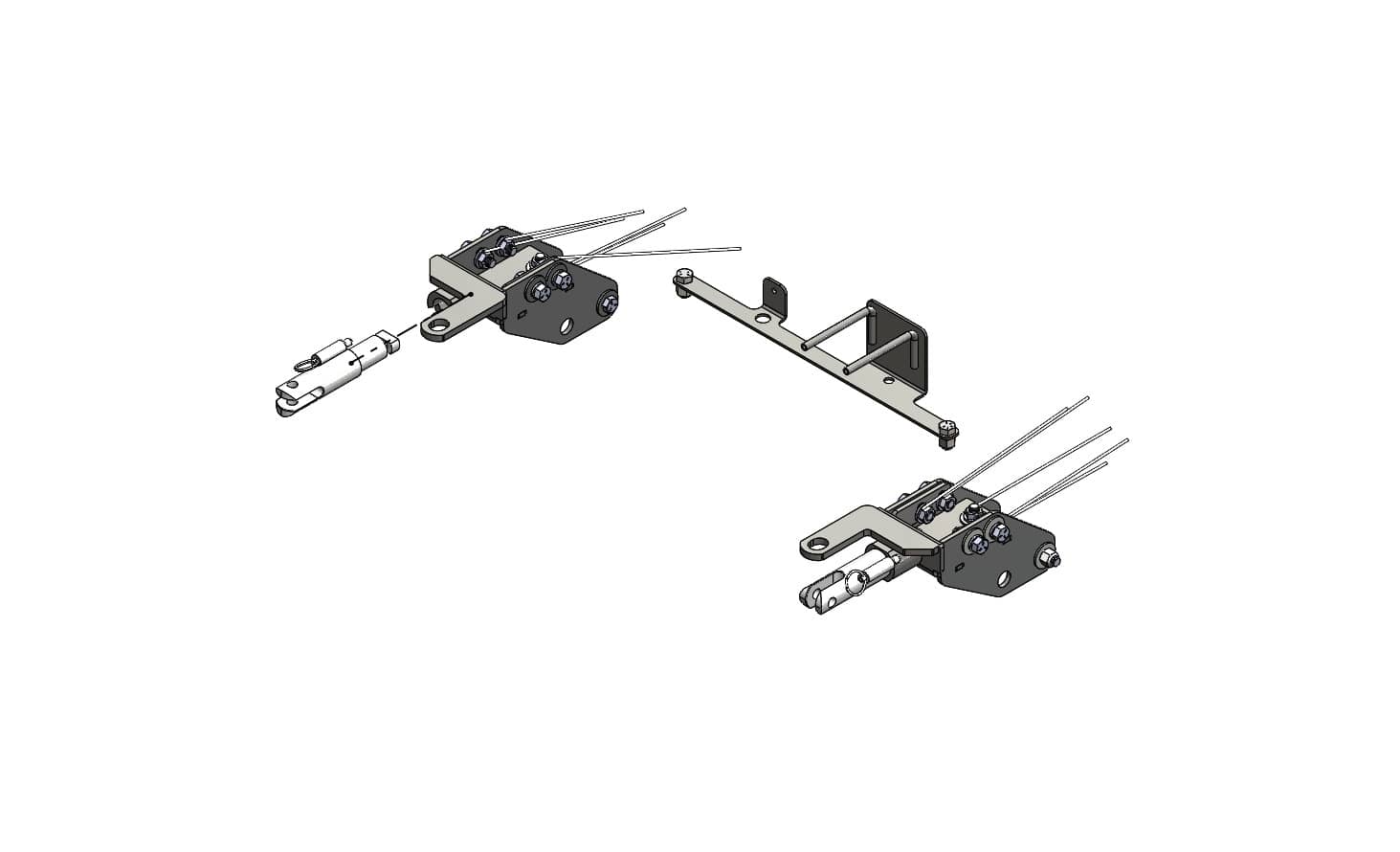 Blue Ox baseplate for 2022-2026 Chevy Silverado 1500 ZR2 tow bar installation, shown in the image.
