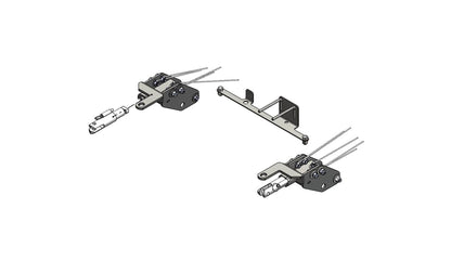 Blue Ox baseplate for 2022-2026 Chevy Silverado 1500 ZR2 tow bar installation, shown in the image.