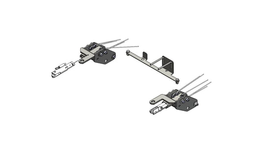 Blue Ox baseplate for 2022-2026 Chevy Silverado 1500 ZR2 tow bar installation, shown in the image.