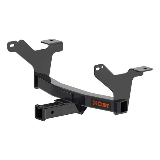 CURT front receiver hitch for 2022-2026 Chevrolet Silverado 1500, trailer hitch and wiring accessory on vehicle front.