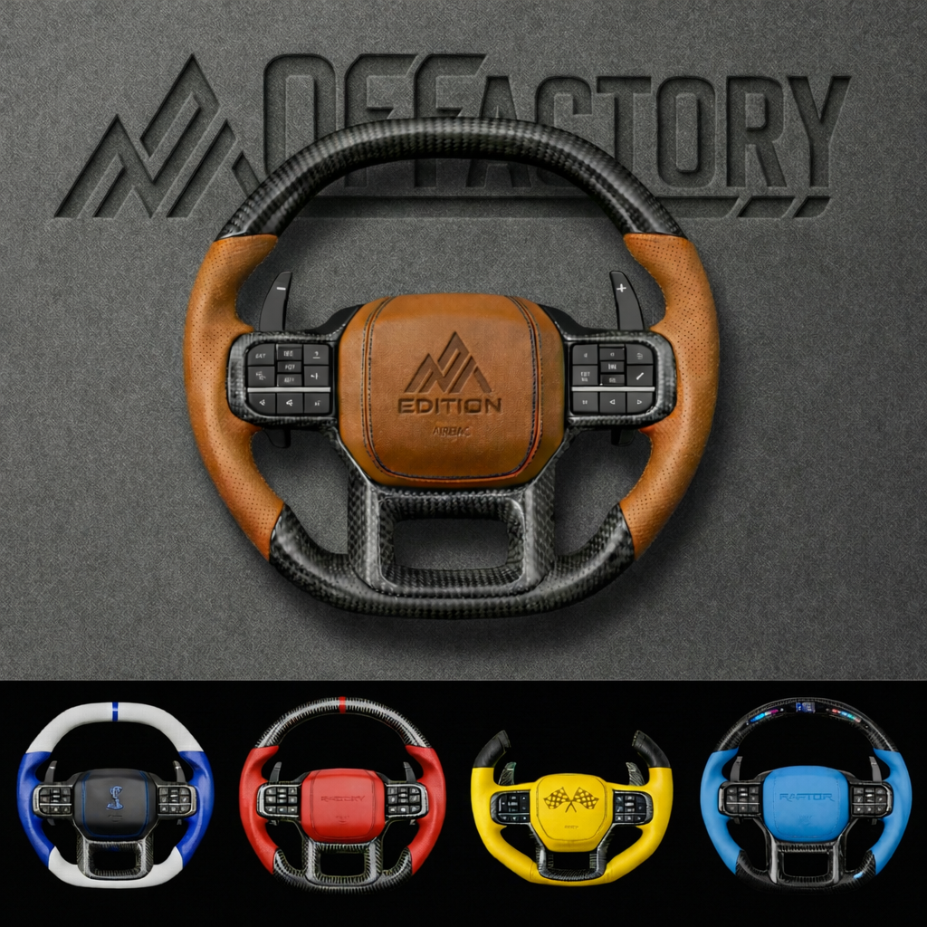 Volante de alto rendimiento premium personalizado OFFactory - Ford F150 F250 F350 2021+ - 4X4 WAVERS