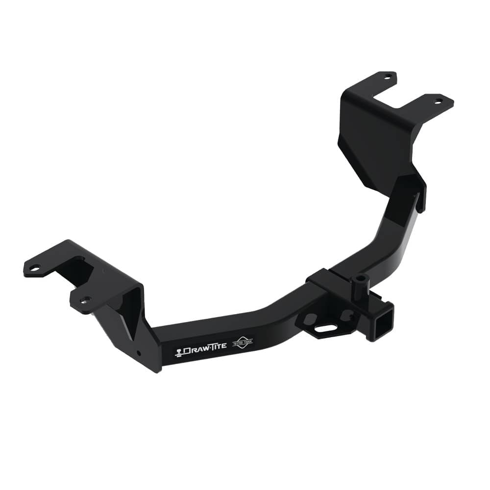 Draw-Tite Class 4 trailer hitch for GM 1500 trucks, durable steel construction with mounting hardware visible.