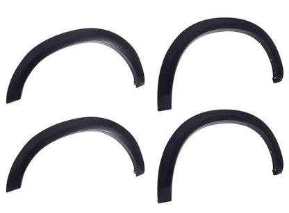 EGR OEM Look Fender Flares for 2009-2014 Ford F150, durable plastic with a sleek finish, designed to enhance truck's appearance.