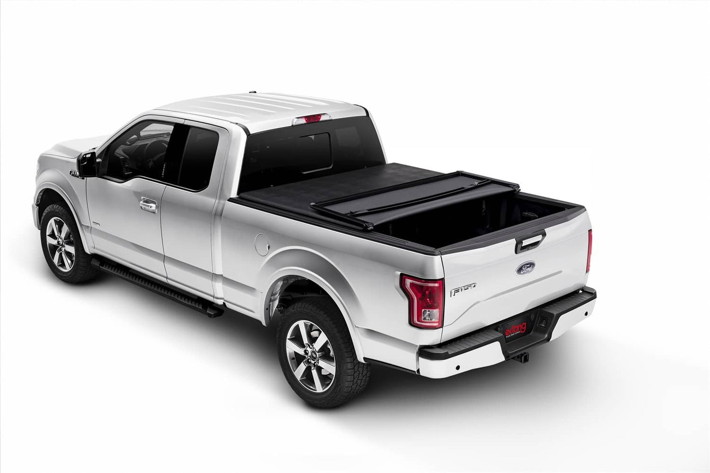 Extang BOX CVR 09-14 F150 5.5' tonneau cover installed on a pickup truck, showing secure fit and durable material.