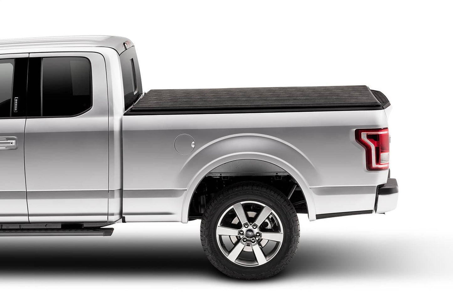 Extang Box Cover CVR 09-14 F150 5.5' tonneau cover installed on a pickup truck, showcasing durable truck bed protection.