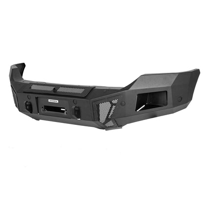 Go Rhino BR6 front bumper for 2013-2018 RAM 1500 and 2019-2024 RAM 1500 Classic, rugged steel bumper with winch mount.