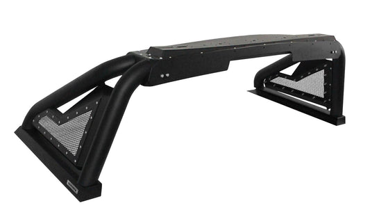 Go Rhino GO RHINO SPORT BAR 2.0 bed bars installed on a Ford F150 15-26 model, showcasing durable steel construction and sleek design.