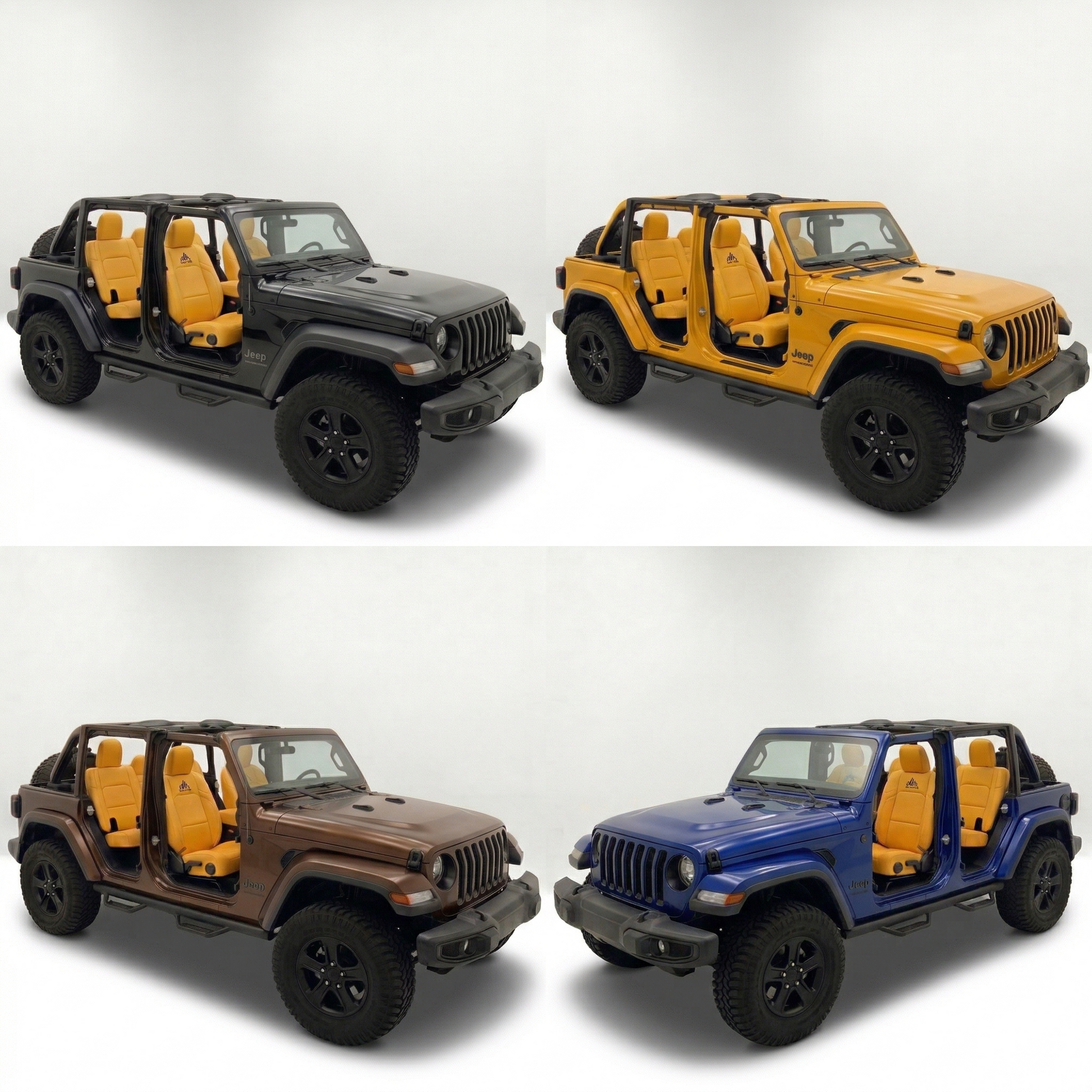 OFFactory OEM-Style Leather Seat Covers | Jeep Wrangler JL JLU 4xe 2018+ - 4X4 WAVERS