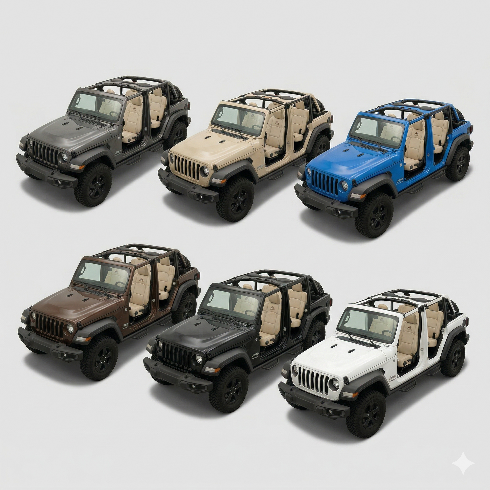 OFFactory OEM-Style Leather Seat Covers | Jeep Wrangler JL JLU 4xe 2018+ - 4X4 WAVERS