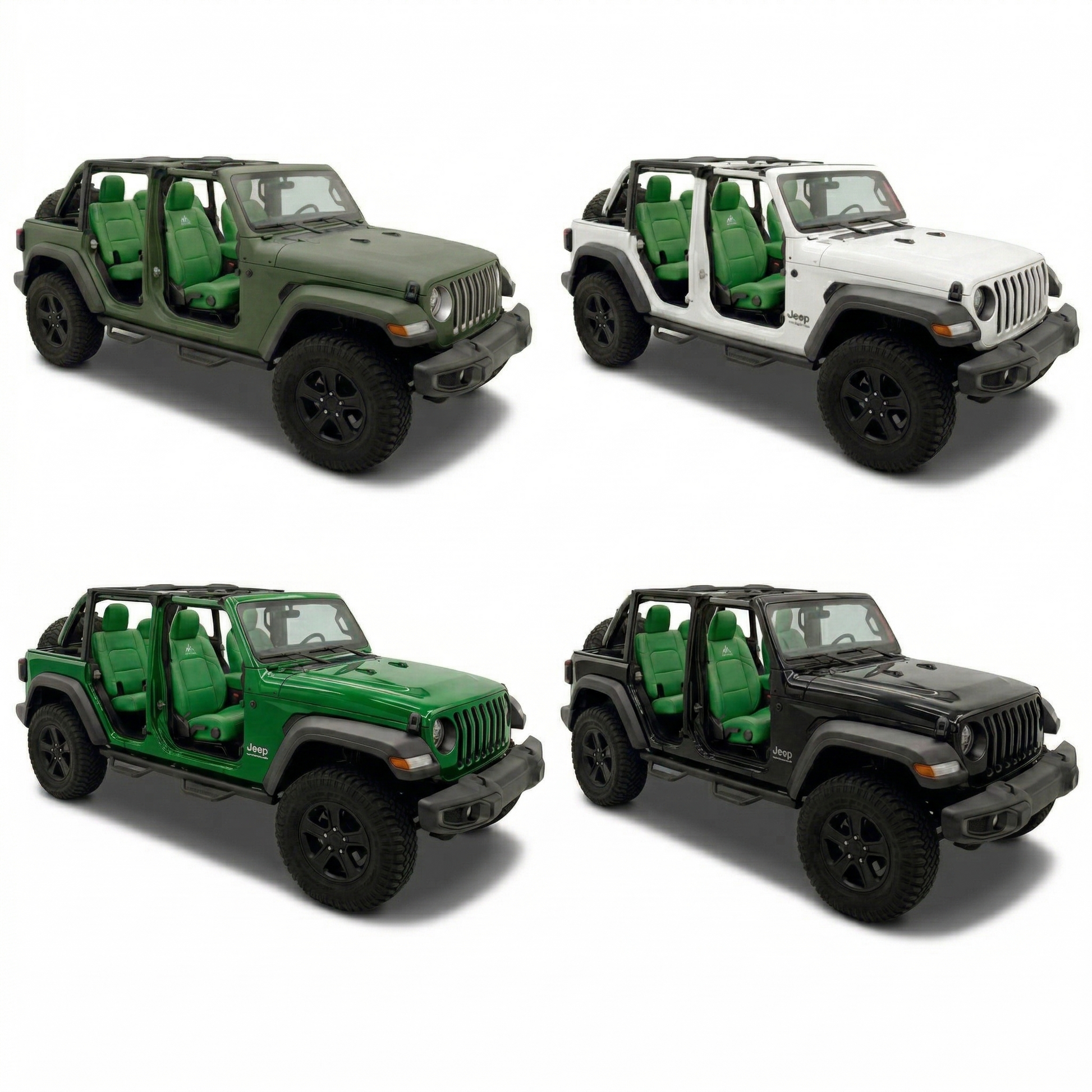 OFFactory OEM-Style Leather Seat Covers | Jeep Wrangler JL JLU 4xe 2018+ - 4X4 WAVERS