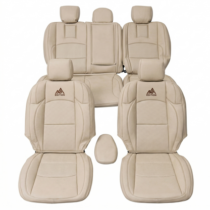 OFFactory custom leather seat covers, premium upholstery, custom fit design.