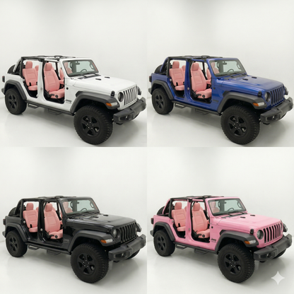 OFFactory OEM-Style Leather Seat Covers | Jeep Wrangler JL JLU 4xe 2018+ - 4X4 WAVERS