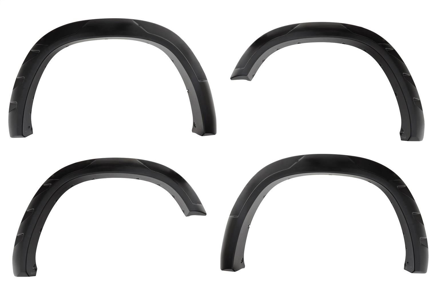 Husky Liners DRT Fender Flares for 2014-2018 Chevy Silverado 1500 6.5/8' truck, set of four, black textured finish