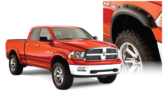 Husky Liners pocket style fender flares for 2009-2018 RAM 1500 and 2019-2024 RAM Classic trucks, shown on a vehicle.