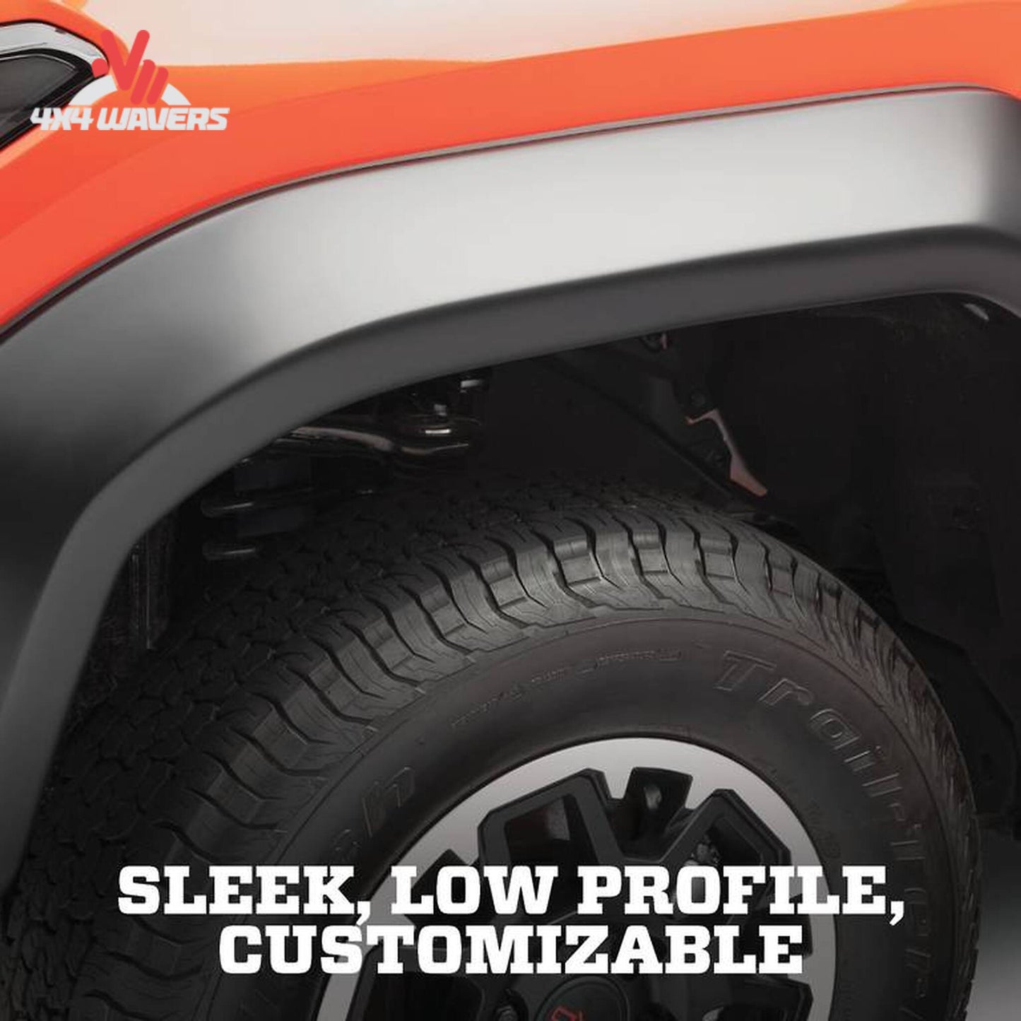 Husky Liners Extend-A-Fender Flares installed on a 2009-2014 Ford F-150, enhancing wheel well coverage and style.