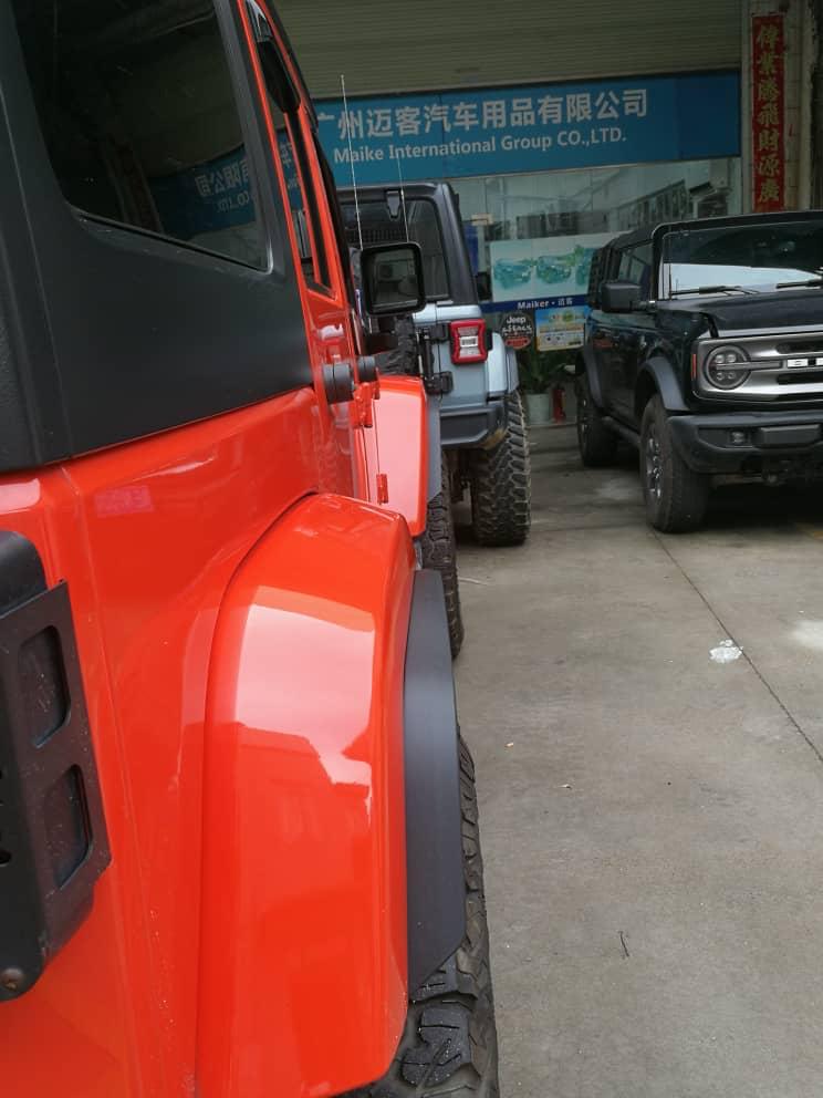 4x4wavers Fender Flares Trim Extension Protector - for Jeep Wrangler JK / JKU