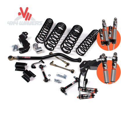 JKS 3.5-inch lift kit with JSPEC shocks and sway bar disconnects installed on a 2020-2026 Jeep Gladiator JT by BDS Suspension