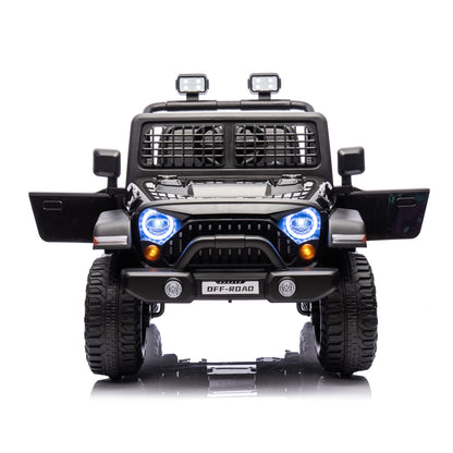 2026 Rugged Jeep Wrangler JL Style 12V Kids Ride On Car with Remote Control