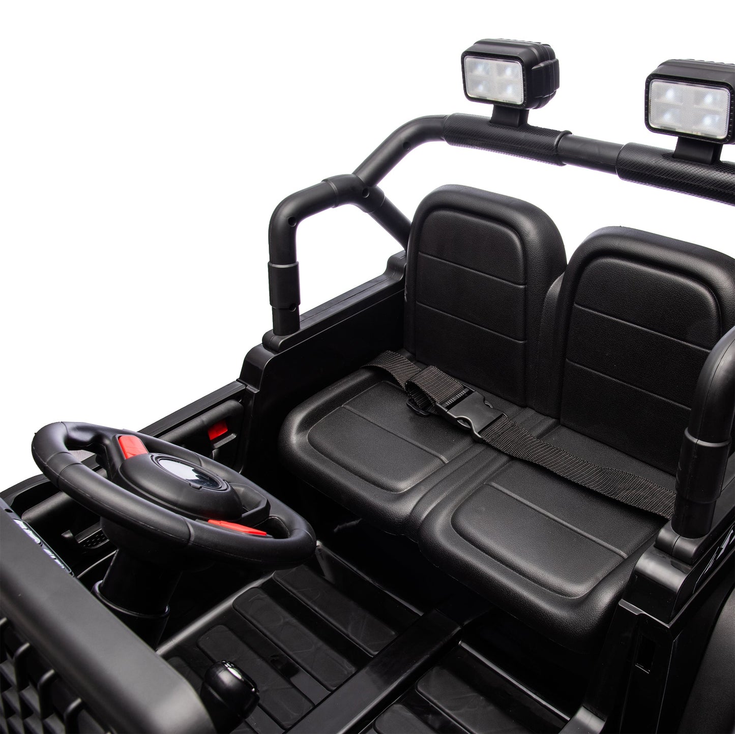 2026 Rugged Jeep Wrangler JL Style 12V Kids Ride On Car with Remote Control
