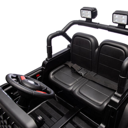 2026 Rugged Jeep Wrangler JL Style 12V Kids Ride On Car with Remote Control