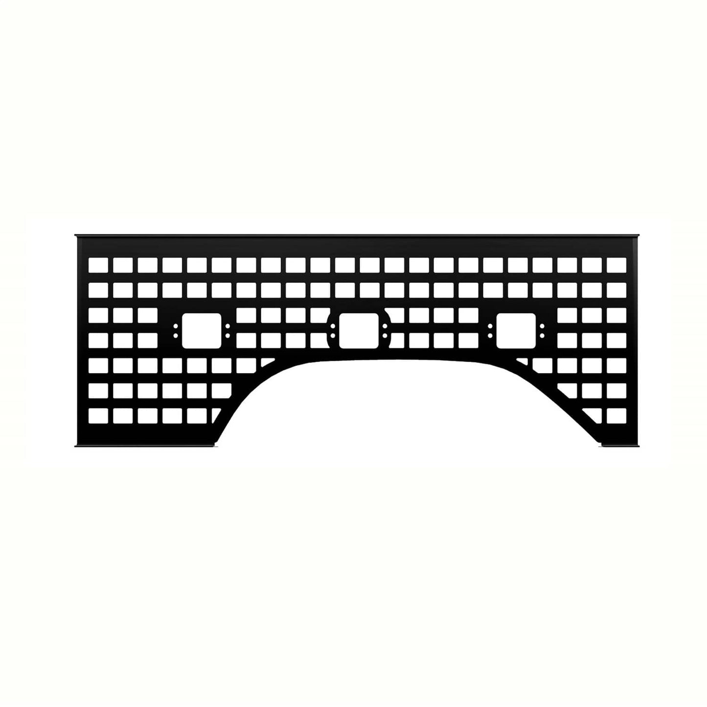 Putco D.Side MOLLE Panel for 2019-2026 Chevy Silverado 1500 bed organizer mounted on truck bed side.