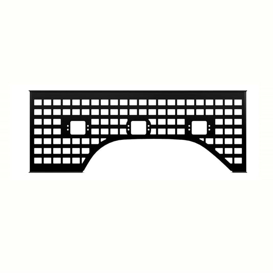 Putco D.Side MOLLE Panel for 2019-2026 Chevy Silverado 1500 bed organizer mounted on truck bed side.