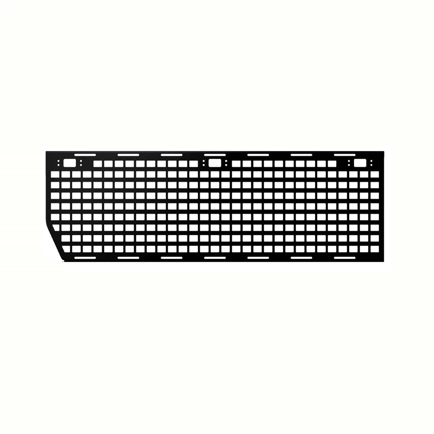 Putco front MOLLE panel bed organizer for 2019-2026 GM 1500 trucks, fits 5'10" and 6'7" beds, durable and easy to install.
