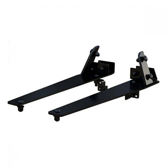 Ranch Hand headache rack bracket kit for Ford F150 2015-2026, sturdy metal construction with mounting hardware, black finish.