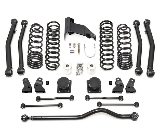 ReadyLift 4-inch lift kit for 2020-2025 Jeep Gladiator Mojave, showing the lifted suspension components and installation view.
