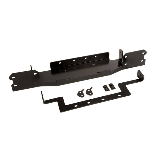 Rugged Ridge winch mount plate for 2018-2026 Jeep Wrangler JL and Gladiator, durable steel design for off-road recovery.