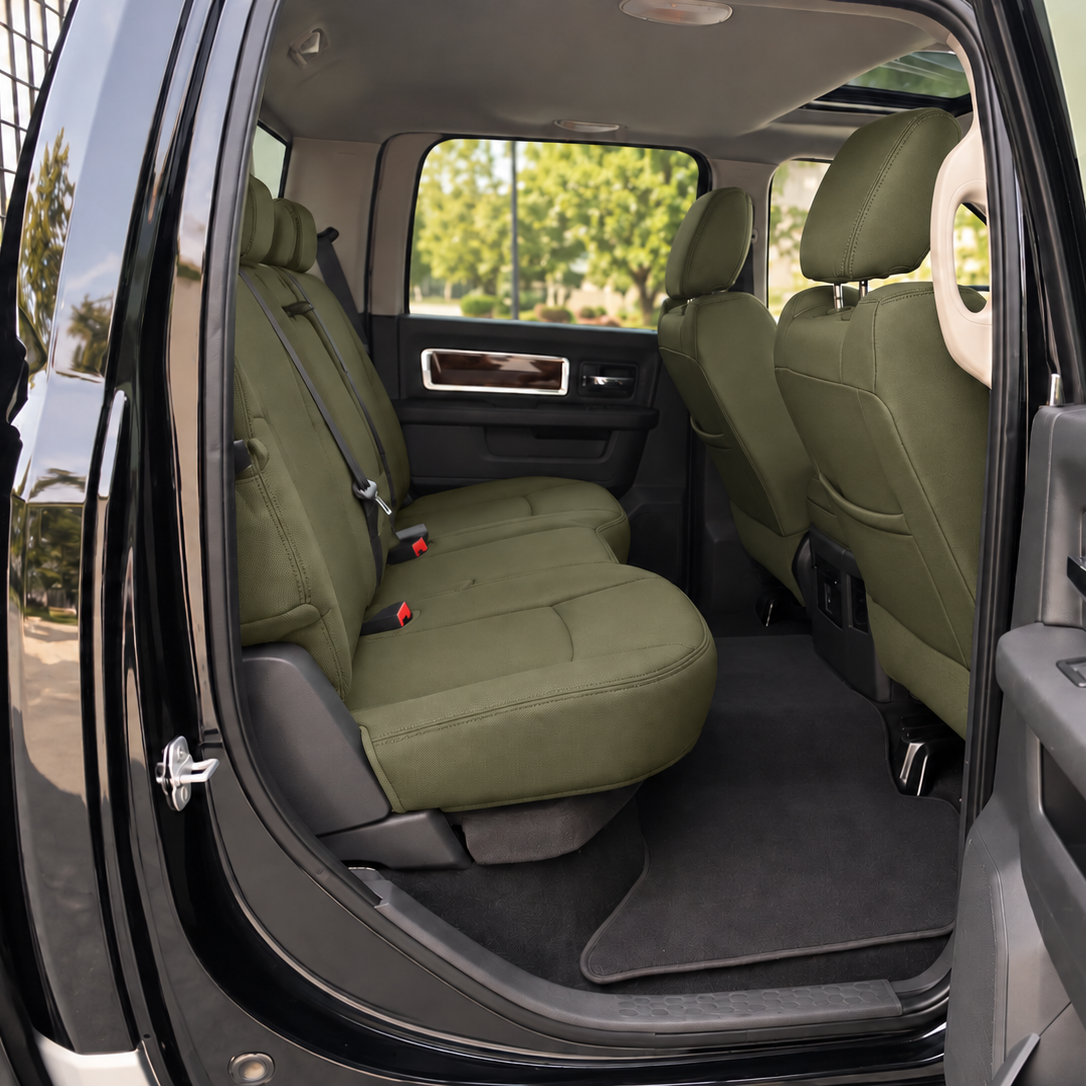 OFFactory OEM-style leather seat covers for Dodge RAM pickup trucks, custom made to order — image 2