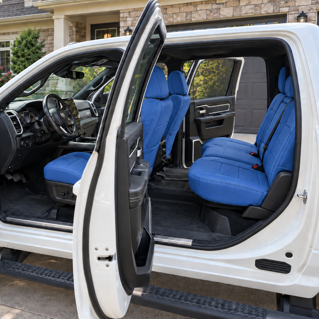 OFFactory OEM-style leather seat covers for Dodge RAM pickup trucks, custom made to order — image 4