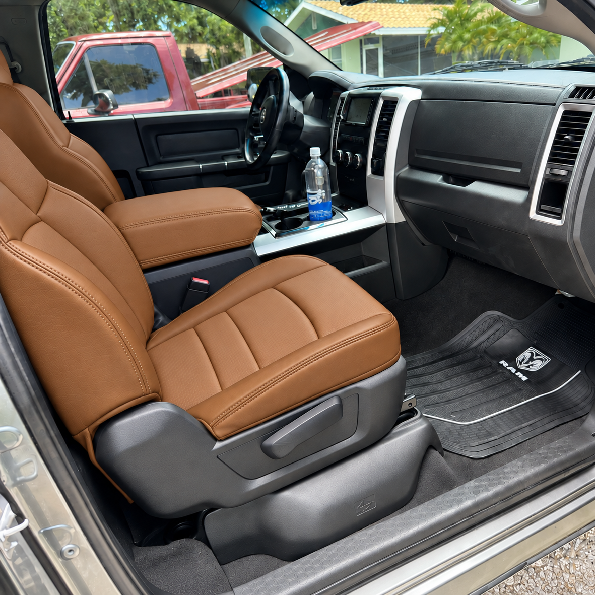 OFFactory OEM-style leather seat covers for Dodge RAM pickup trucks, custom made to order — image 6