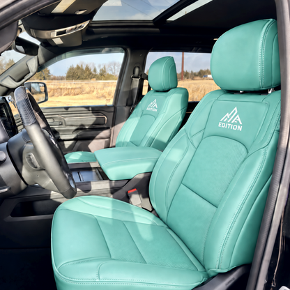 OFFactory OEM-style leather seat covers for Dodge RAM pickup trucks, custom made to order — image 7