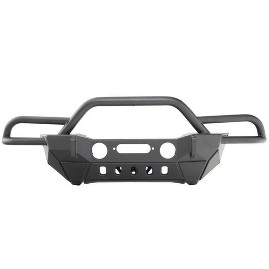 Smittybilt SRC Gen2 front bumper for Jeep Wrangler JL 18-26 and Gladiator 2020-2026, rugged metal bumper with mounting points