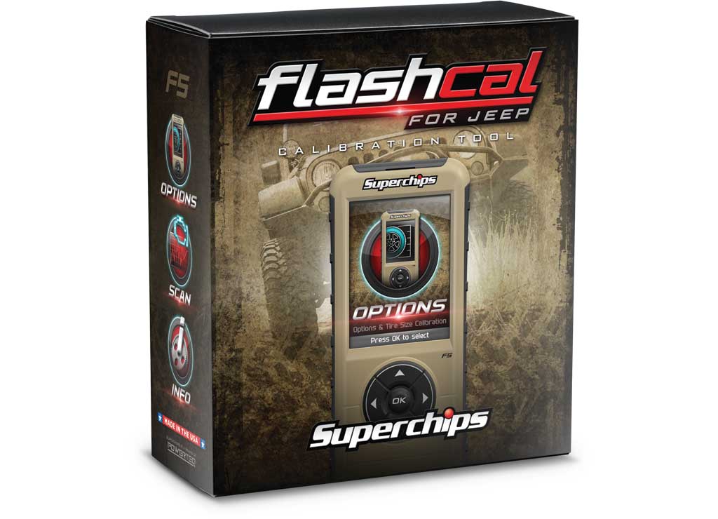 SuperChips Flashcal pour Jeep JL - Jeep Wrangler JL/JLU/4XE 2018+