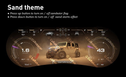 J-Pro Plus Carobotor Dash Cluster & K1 Radio with Accessories (2025 Gen 2) - Jeep Wrangler JK/JKU 2011-2018 - 4X4 WAVERS