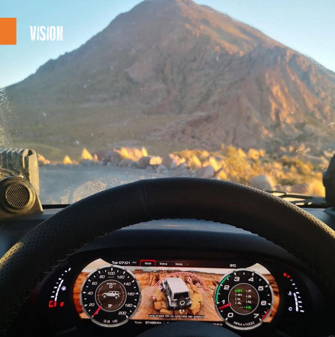 J-Pro Carobotor Dash Cluster & K1 Radio with Accessories (1st Generation) - Jeep Wrangler JK/JKU 2011-2018 - 4X4 WAVERS