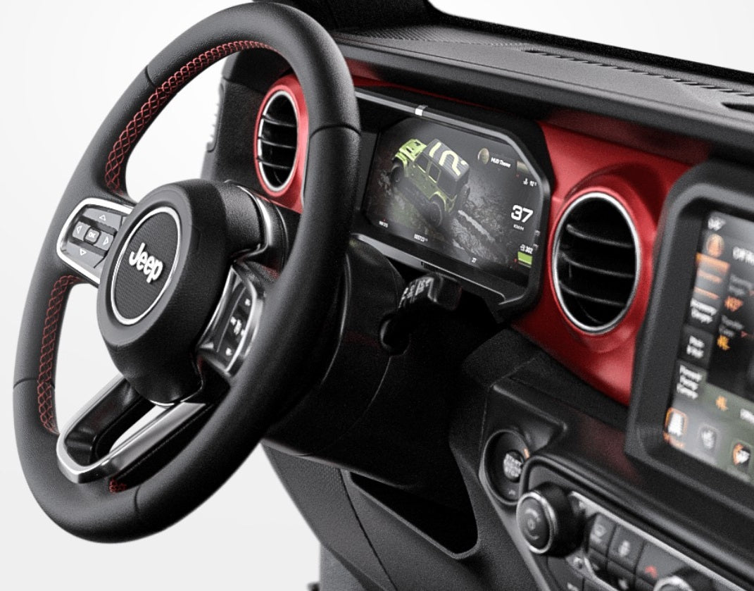 J-Plus Digital Dashboard Cluster All-In-One - Jeep wrangler JL/JLU/4XE/Gladiator-JT 2018-2023 - 4X4 WAVERS