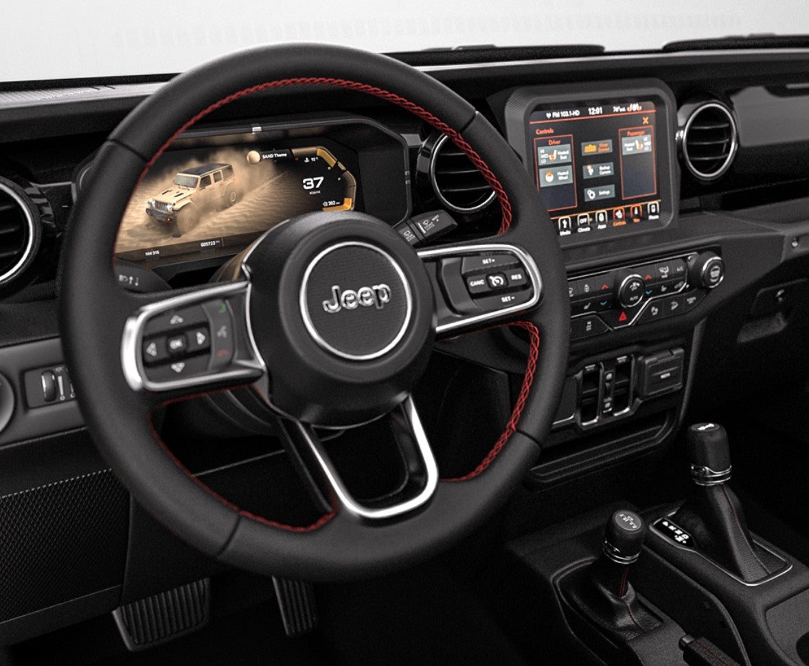 J-Plus Digital Dashboard Cluster All-In-One - Jeep wrangler JL/JLU/4XE/Gladiator-JT 2018-2023 - 4X4 WAVERS